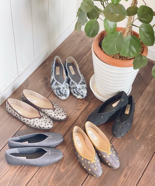ESPERANZA(エスペランサ)の「◆【In LIFE】ジャカードフラットバレエ(その他シューズ・レディース・ネイビー系6/イエロー系8/ブラック系2/グレー系4/ブラウン系8・23.5cm/24.0cm/22.5cm/23.0cm/24.5cm)」の18枚目の写真