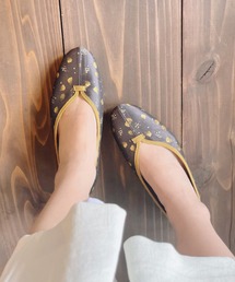 ◆【In LIFE】ジャカードフラットバレエ