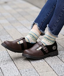 チチカカ | メタルパーツ付きフェイクレザーシューズ(ローファー)