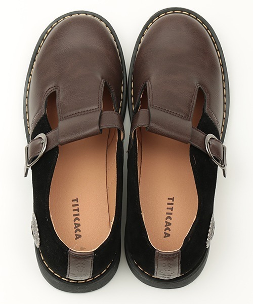 チチカカ(チチカカ)の「メタルパーツ付きシューズ(ローファー・レディース・ブラウン/ブラック・LARGE/MEDIUM)」の8枚目の写真