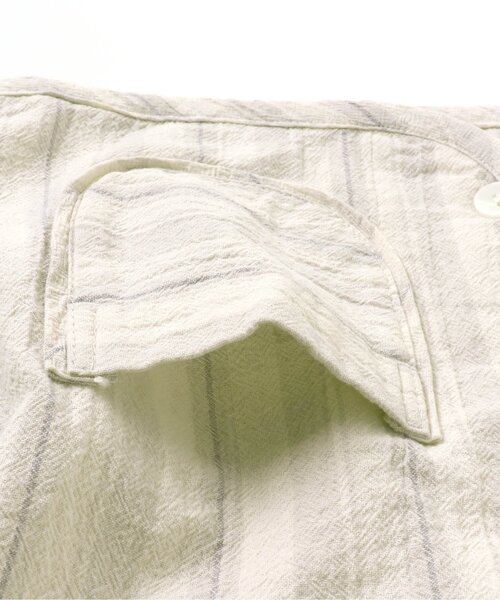 apres les cours（アプレレクール）の「/リラックスノーカラーシャツ（シャツ/ブラウス・キッズ・ブラウン/ストライプ・120/100/110/80/90/130/140）」の13枚目の写真