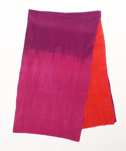 チャイハネ（チャイハネ）の「【チャイハネ】インド綿タイダイ帯（和装小物・レディース・パープル/ライム/オレンジ/ブルー・FREE）」の9枚目の写真