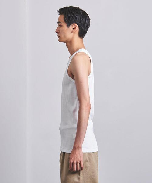 UNITED ARROWS（ユナイテッドアローズ）の「＜UNITED ARROWS＞ スヴィン/サファイア タンクトップ（タンクトップ・メンズ・ホワイト・MEDIUM/SMALL/LARGE/X-LARGE）」の3枚目の写真