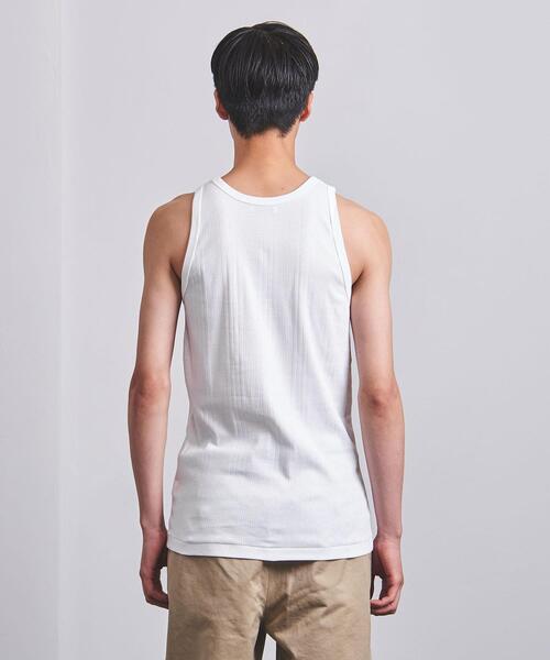 UNITED ARROWS（ユナイテッドアローズ）の「＜UNITED ARROWS＞ スヴィン/サファイア タンクトップ（タンクトップ・メンズ・ホワイト・MEDIUM/SMALL/LARGE/X-LARGE）」の4枚目の写真