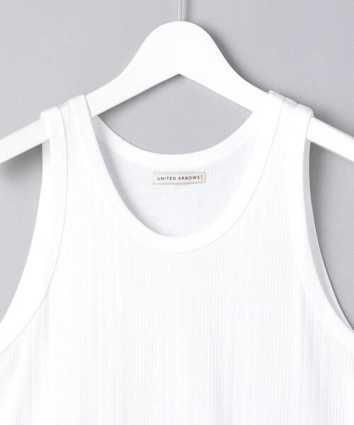 UNITED ARROWS（ユナイテッドアローズ）の「＜UNITED ARROWS＞ スヴィン/サファイア タンクトップ（タンクトップ・メンズ・ホワイト・MEDIUM/SMALL/LARGE/X-LARGE）」の6枚目の写真
