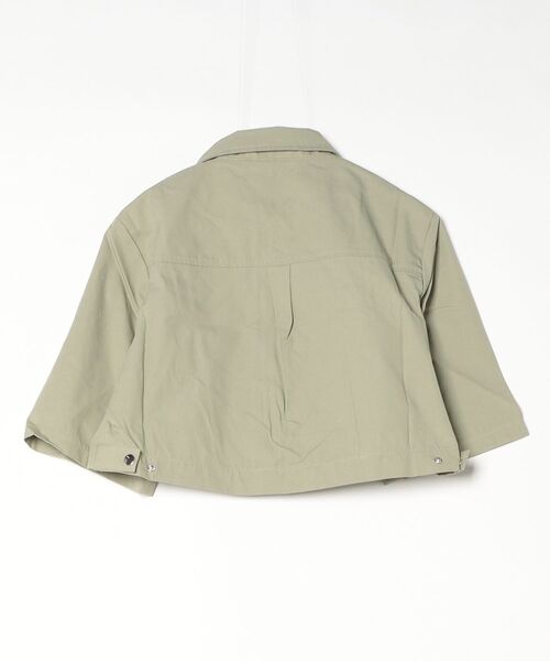 styles(スタイルス)の「HENZA X STYLES Short shirt jacket BD0001(ブルゾン・レディース・ブラック/オリーブ・ONE SIZE)」の12枚目の写真