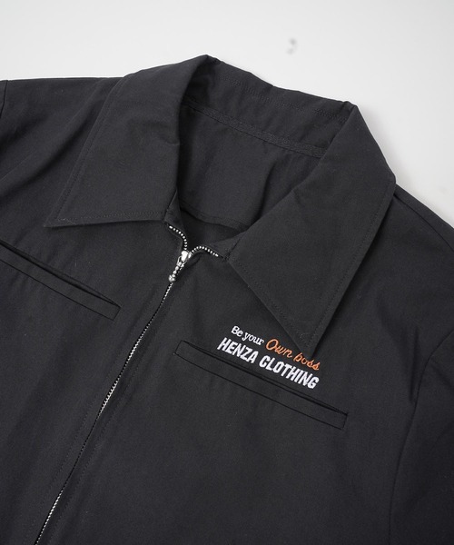 styles(スタイルス)の「HENZA X STYLES Short shirt jacket BD0001(ブルゾン・レディース・ブラック/オリーブ・ONE SIZE)」の4枚目の写真