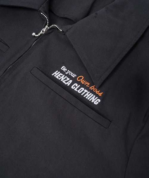 styles(スタイルス)の「HENZA X STYLES Short shirt jacket BD0001(ブルゾン・レディース・ブラック/オリーブ・ONE SIZE)」の5枚目の写真