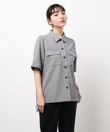 179/WG | 配色ステッチ半袖ＣＰＯシャツ(シャツ/ブラウス)