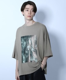 HARE | マーブルフロントプルオーバー(HARE)(Tシャツ/カットソー)