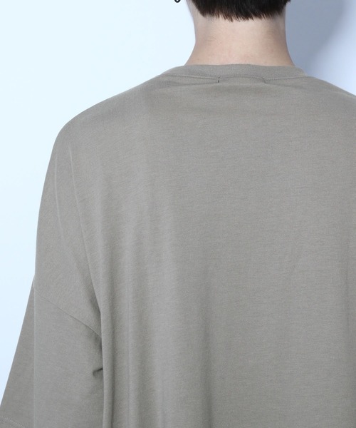 HARE（ハレ）の「マーブルフロントプルオーバー(HARE)（Tシャツ/カットソー・メンズ・ブラック/グレー/オフホワイト・SMALL/MEDIUM）」の5枚目の写真