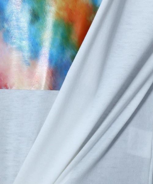 HARE（ハレ）の「マーブルフロントプルオーバー(HARE)（Tシャツ/カットソー・メンズ・ブラック/グレー/オフホワイト・SMALL/MEDIUM）」の15枚目の写真