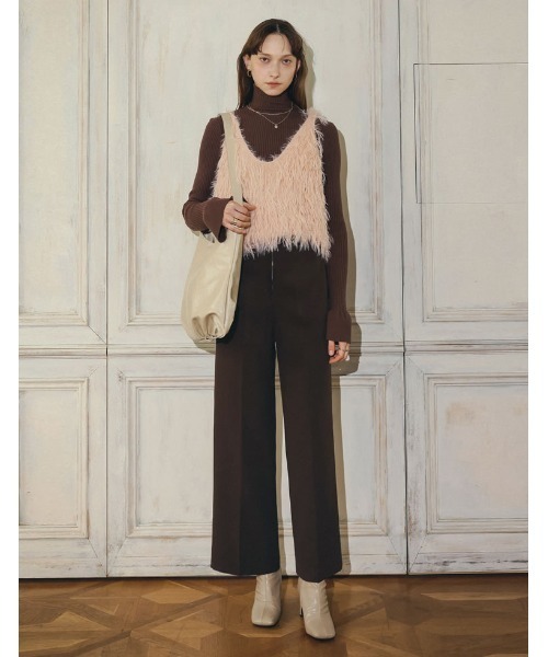 [累計販売数3,000足突破！][大きいサイズ有]フェイクレザースクエアトゥミドルブーツ（ブーツ）｜Re:EDIT（リエディ）