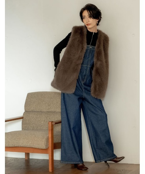 [累計販売数3,000足突破！][大きいサイズ有]フェイクレザースクエアトゥミドルブーツ（ブーツ）｜Re:EDIT（リエディ）