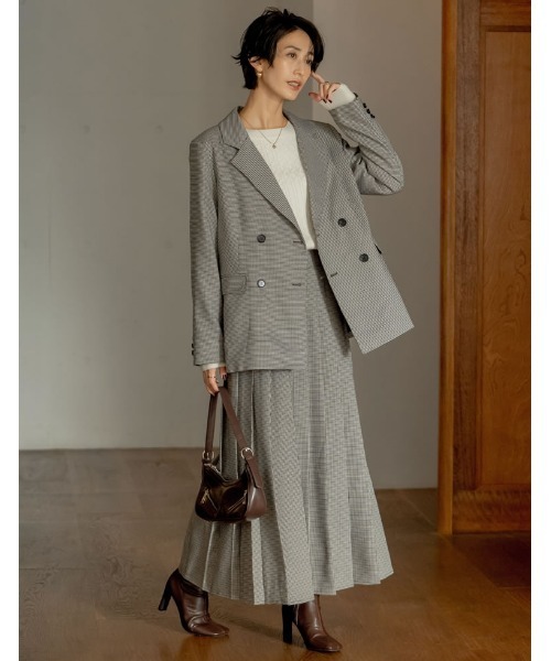 [累計販売数3,000足突破！][大きいサイズ有]フェイクレザースクエアトゥミドルブーツ（ブーツ）｜Re:EDIT（リエディ）