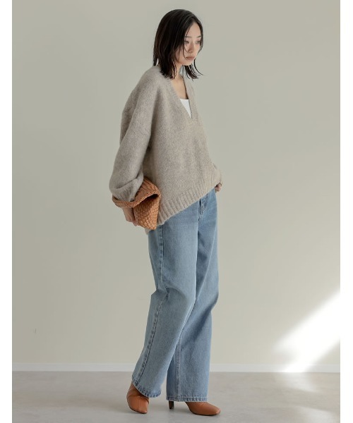 Re:EDIT（リエディ）の「[累計販売数3,000足突破！][大きいサイズ有]フェイクレザースクエアトゥミドルブーツ（ブーツ・レディース・ブラック/ブラウン/カーキ/アイボリー/キャメル・X-LARGE/MEDIUM/LARGE/XX-LARGE/SMALL）」の21枚目の写真