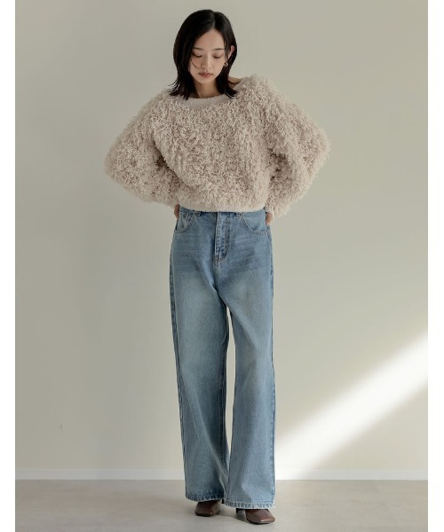 [累計販売数3,000足突破！][大きいサイズ有]フェイクレザースクエアトゥミドルブーツ（ブーツ）｜Re:EDIT（リエディ）