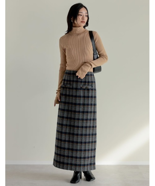 [累計販売数3,000足突破！][大きいサイズ有]フェイクレザースクエアトゥミドルブーツ（ブーツ）｜Re:EDIT（リエディ）