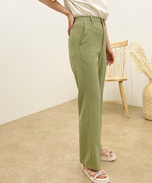 apres jour clair(アプレジュールクレア)の「【apres jour clair】チェックセミフレアパンツ【ZOZOTOWN限定アイテム】(スラックス・レディース・ブラウン系その他/グリーン系その他/ベージュ・SMALL/X-LARGE/MEDIUM)」の17枚目の写真