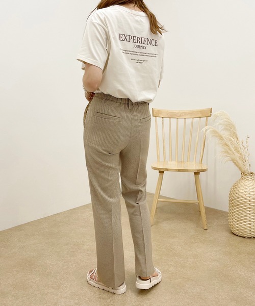 apres jour clair(アプレジュールクレア)の「【apres jour clair】チェックセミフレアパンツ【ZOZOTOWN限定アイテム】(スラックス・レディース・ブラウン系その他/グリーン系その他/ベージュ・SMALL/X-LARGE/MEDIUM)」の11枚目の写真