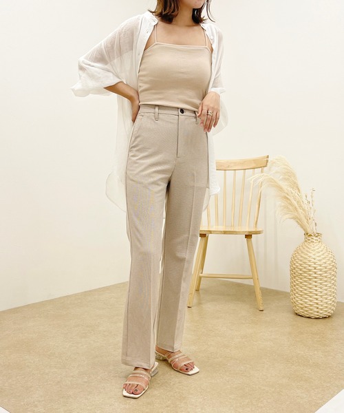 apres jour clair(アプレジュールクレア)の「【apres jour clair】チェックセミフレアパンツ【ZOZOTOWN限定アイテム】(スラックス・レディース・ブラウン系その他/グリーン系その他/ベージュ・SMALL/X-LARGE/MEDIUM)」の15枚目の写真