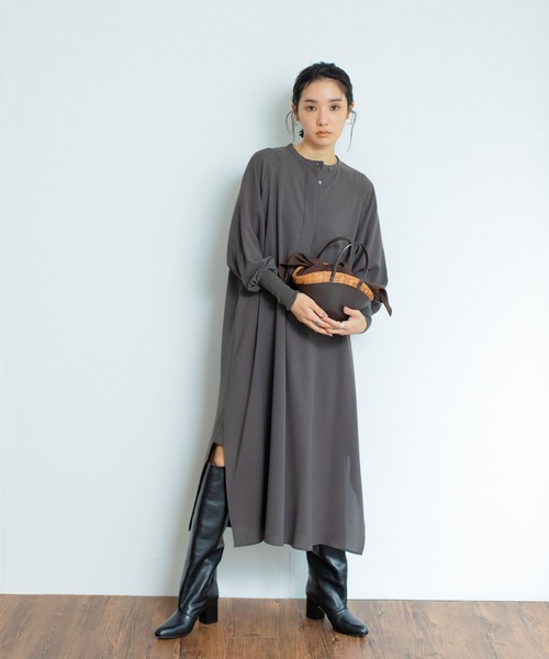 REMME（レメ）の「REMME　ルーズフィットロングブーツ（ブーツ・レディース・ブラック/ブラウン・38/36/37）」の10枚目の写真