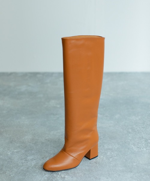 REMME（レメ）の「REMME　ルーズフィットロングブーツ（ブーツ・レディース・ブラック/ブラウン・38/36/37）」の14枚目の写真