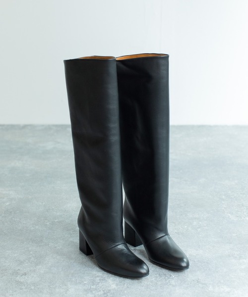REMME（レメ）の「REMME　ルーズフィットロングブーツ（ブーツ・レディース・ブラック/ブラウン・38/36/37）」の15枚目の写真
