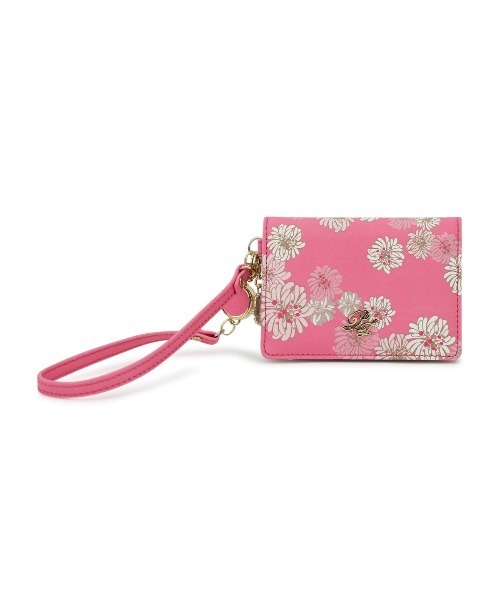PAUL & JOE ACCESSOIRES(ポールアンドジョーアクセソワ)の「PAUL & JOE ACCESSOIRES (ポール&ジョーアクセソワ) 2面パスケース クリザンテームプリント ポールアンドジョー PJA-W245(パスケース・レディース・ブルー/アイボリー/ピンク系その他/ピンク/ネイビー・FREE)」の5枚目の写真