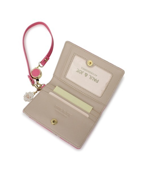 PAUL & JOE ACCESSOIRES(ポールアンドジョーアクセソワ)の「PAUL & JOE ACCESSOIRES (ポール&ジョーアクセソワ) 2面パスケース クリザンテームプリント ポールアンドジョー PJA-W245(パスケース・レディース・ブルー/アイボリー/ピンク系その他/ピンク/ネイビー・FREE)」の15枚目の写真