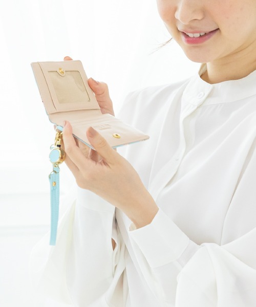PAUL & JOE ACCESSOIRES(ポールアンドジョーアクセソワ)の「PAUL & JOE ACCESSOIRES (ポール&ジョーアクセソワ) 2面パスケース クリザンテームプリント ポールアンドジョー PJA-W245(パスケース・レディース・ブルー/アイボリー/ピンク系その他/ピンク/ネイビー・FREE)」の20枚目の写真