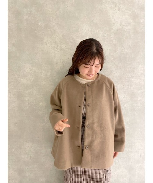 flower（フラワー）の「ルーズレディブラウス（Tシャツ/カットソー・レディース・ベージュ/アイボリー・FREE）」の17枚目の写真