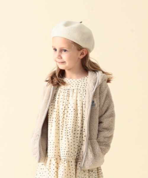 こども ビームス（コドモビームス）の「highking × こども ビームス / 別注 テンダー フーディ 21 (70～110㎝)（ブルゾン・キッズ・ナチュラル/ブラウン系その他3・100/110/80/70/90t）」の2枚目の写真