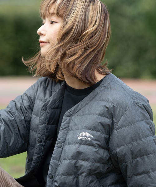 OUTDOOR PRODUCTS(アウトドアプロダクツ)の「【OUTDOOR PRODUCTS/アウトドアプロダクツ】Begin1月号掲載 軽量ダウン インナージャケット 撥水透湿防風ポケッタブル(パッカブル)700フィルパワー(ダウンジャケット/コート・メンズ・オリーブ/チャコールグレー/ブラック/ブルー系その他・MEDIUM/XX-LARGE/LARGE/X-LARGE/SMALL)」の13枚目の写真
