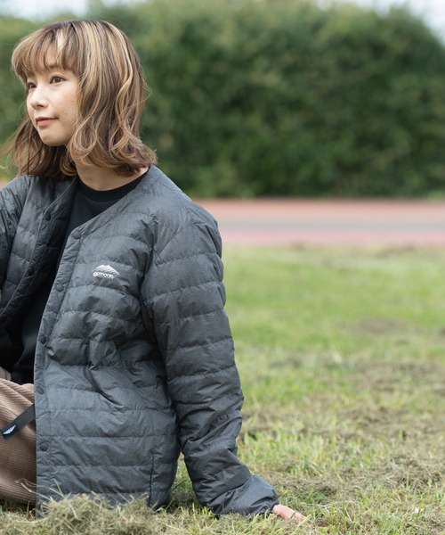 OUTDOOR PRODUCTS(アウトドアプロダクツ)の「【OUTDOOR PRODUCTS/アウトドアプロダクツ】Begin1月号掲載 軽量ダウン インナージャケット 撥水透湿防風ポケッタブル(パッカブル)700フィルパワー(ダウンジャケット/コート・メンズ・オリーブ/チャコールグレー/ブラック/ブルー系その他・MEDIUM/XX-LARGE/LARGE/X-LARGE/SMALL)」の14枚目の写真