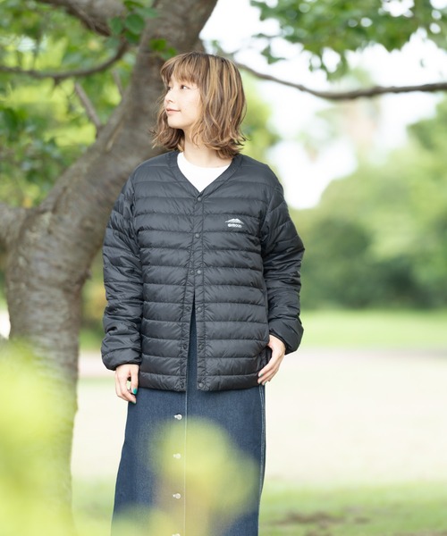 OUTDOOR PRODUCTS(アウトドアプロダクツ)の「【OUTDOOR PRODUCTS/アウトドアプロダクツ】Begin1月号掲載 軽量ダウン インナージャケット 撥水透湿防風ポケッタブル(パッカブル)700フィルパワー(ダウンジャケット/コート・メンズ・オリーブ/チャコールグレー/ブラック/ブルー系その他・MEDIUM/XX-LARGE/LARGE/X-LARGE/SMALL)」の7枚目の写真