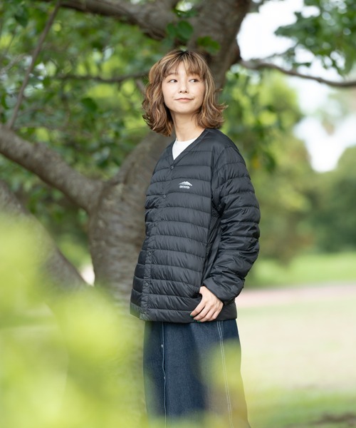 OUTDOOR PRODUCTS(アウトドアプロダクツ)の「【OUTDOOR PRODUCTS/アウトドアプロダクツ】Begin1月号掲載 軽量ダウン インナージャケット 撥水透湿防風ポケッタブル(パッカブル)700フィルパワー(ダウンジャケット/コート・メンズ・オリーブ/チャコールグレー/ブラック/ブルー系その他・MEDIUM/XX-LARGE/LARGE/X-LARGE/SMALL)」の8枚目の写真