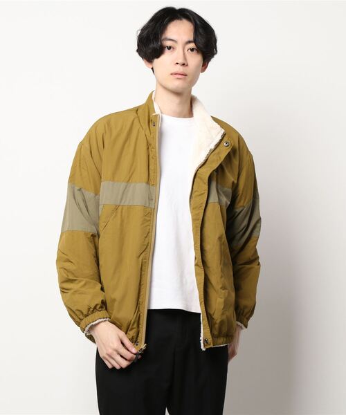 WILDERNESS EXPERIENCE(ウィルダネスエクスペリエンス)の「【WILDERNESS EXPERIENCE】REVERSIBLE BOA BLOUSON / リバーシブルボアブルゾン(ブルゾン・メンズ・ベージュ/カーキ/ブルー・MEDIUM/LARGE/X-LARGE)」の1枚目の写真