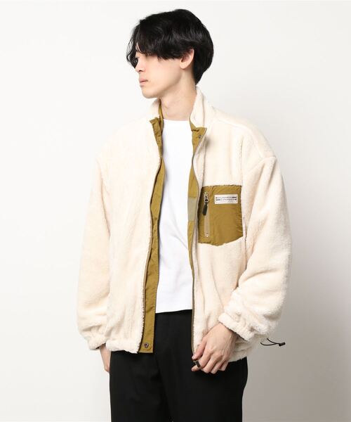 WILDERNESS EXPERIENCE(ウィルダネスエクスペリエンス)の「【WILDERNESS EXPERIENCE】REVERSIBLE BOA BLOUSON / リバーシブルボアブルゾン(ブルゾン・メンズ・ベージュ/カーキ/ブルー・MEDIUM/LARGE/X-LARGE)」の8枚目の写真