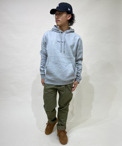 Hurley (ハーレー)の「Hurley/ハーレー フロント刺繍 パーカー MFF2100001(パーカー・メンズ・グレー/ベージュ/ブラック・L/M/S)」の12枚目の写真