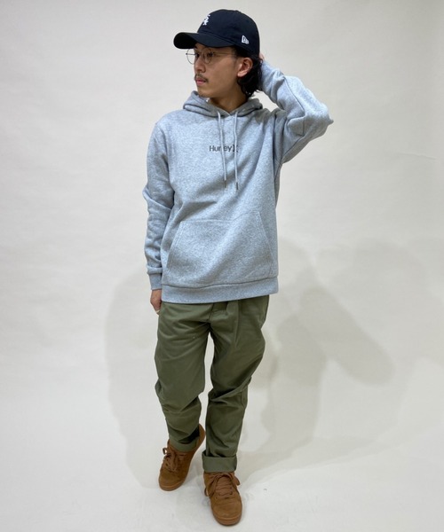 Hurley (ハーレー)の「Hurley/ハーレー フロント刺繍 パーカー MFF2100001(パーカー・メンズ・グレー/ベージュ/ブラック・L/M/S)」の13枚目の写真