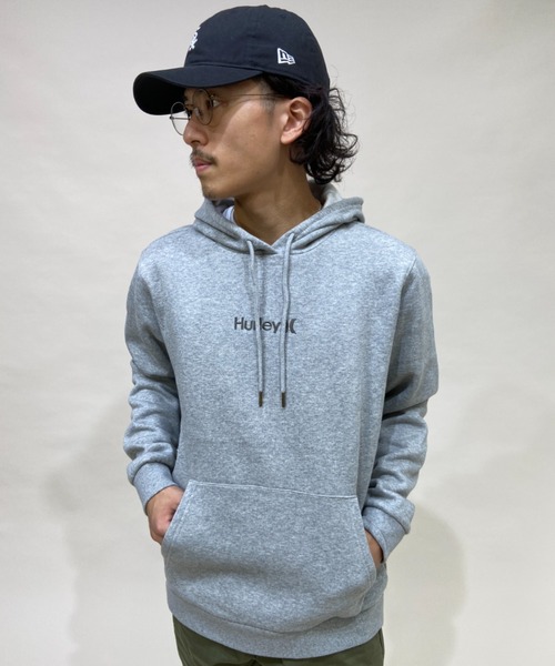 Hurley (ハーレー)の「Hurley/ハーレー フロント刺繍 パーカー MFF2100001(パーカー・メンズ・グレー/ベージュ/ブラック・L/M/S)」の11枚目の写真