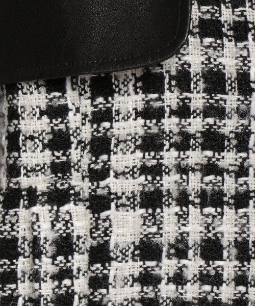 REDYAZEL（レディアゼル）の「ファンシーツイードライダース（ライダースジャケット・レディース・ブラック/ネイビー・SMALL/MEDIUM）」の9枚目の写真