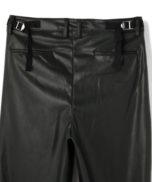 DANKE SCHON（ダンケシェーン）の「DankeSchon/ダンケシェーン/ECOLETHER SLACKS/エコレザースラックス（スラックス・レディース・ブラック・SMALL/MEDIUM）」の9枚目の写真