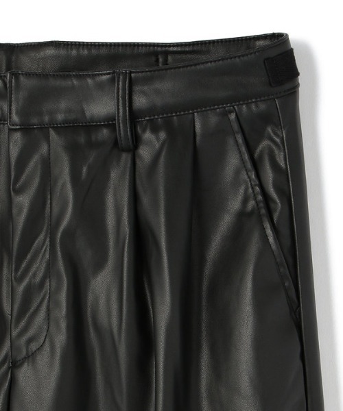 DANKE SCHON（ダンケシェーン）の「DankeSchon/ダンケシェーン/ECOLETHER SLACKS/エコレザースラックス（スラックス・レディース・ブラック・SMALL/MEDIUM）」の5枚目の写真