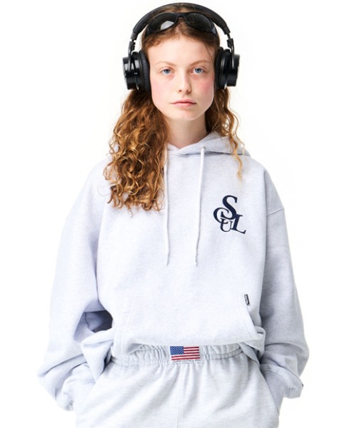 SCULPTOR（スカルプター）の「FLOCKING SYMBOL LOGO HOODIE/フ