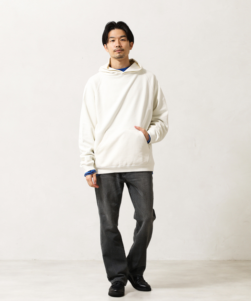 417 EDIFICE(フォーワンセブンエディフィス)の「【fosterr / フォスター】 BOOTSCUT JEANS / ブーツカット デニム(デニムパンツ・メンズ・サックスブルー/ブラック・SMALL/MEDIUM/LARGE)」の7枚目の写真