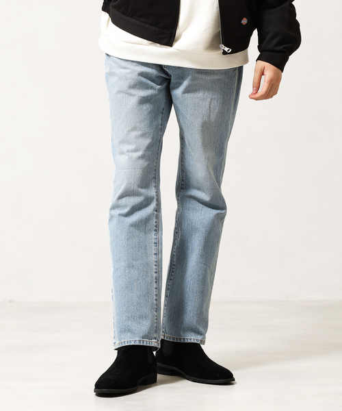 417 EDIFICE(フォーワンセブンエディフィス)の「【fosterr / フォスター】 BOOTSCUT JEANS / ブーツカット デニム(デニムパンツ・メンズ・サックスブルー/ブラック・SMALL/MEDIUM/LARGE)」の9枚目の写真