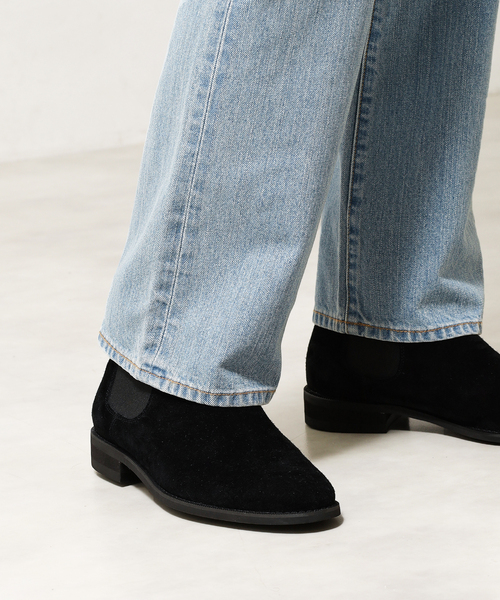 417 EDIFICE(フォーワンセブンエディフィス)の「【fosterr / フォスター】 BOOTSCUT JEANS / ブーツカット デニム(デニムパンツ・メンズ・サックスブルー/ブラック・SMALL/MEDIUM/LARGE)」の10枚目の写真