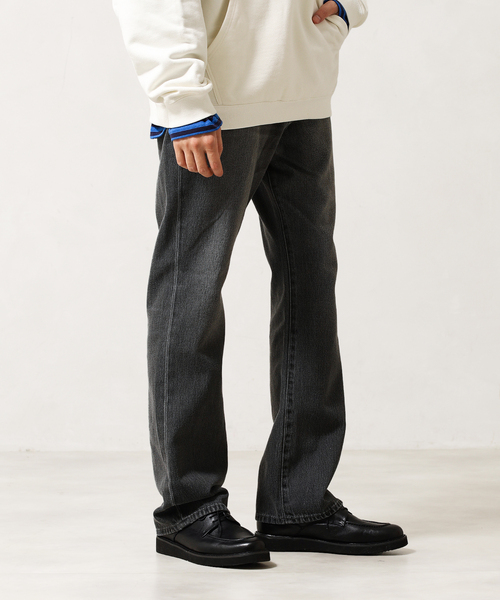417 EDIFICE(フォーワンセブンエディフィス)の「【fosterr / フォスター】 BOOTSCUT JEANS / ブーツカット デニム(デニムパンツ・メンズ・サックスブルー/ブラック・SMALL/MEDIUM/LARGE)」の11枚目の写真